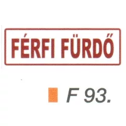 Férfi fürdö F93