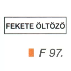 Fekete öltözö F97