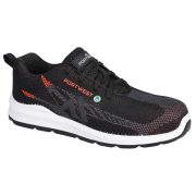 FC06 Sportos Munkavédelmi cipő (S1PS) fekete - kék/piros/citrom