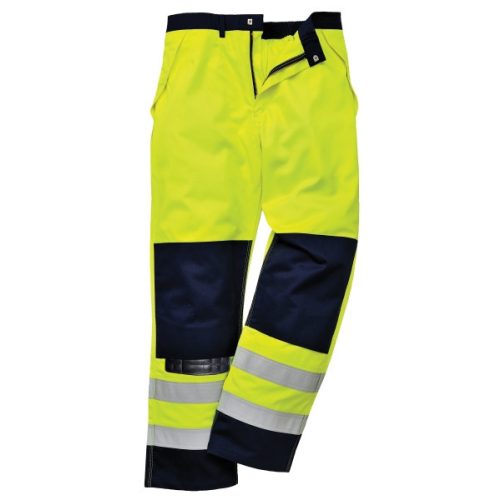 FR62YNRS, Portwest FR62 HiVis Multi-Norm munkavédelmi láthatósági deréknadrág, Munkanadrág