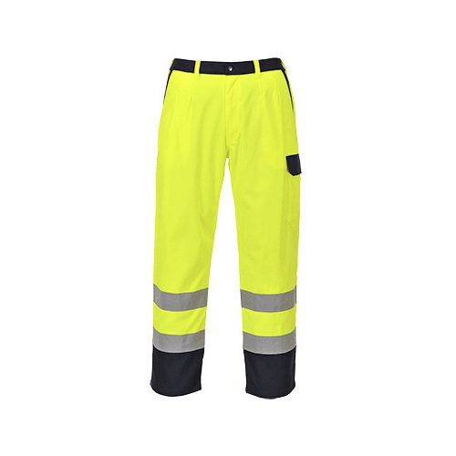 FR92YERL, FR92-s Portwest, Hi Vis Bizflame Pro nadrág  Sárga színben, méret: L