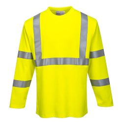   Portwest Modaflame Knit FR Hi-Vis hosszú ujjú pólóing, Cikkszám: FR96