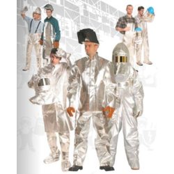   Alumínizált ujjas kötény, aramidszálas, hő- és lánghatás ellen (EN531, EN470) 59940-es