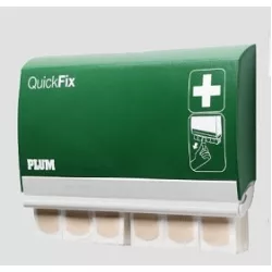   PL5502 Plum QuickFix zárható, utántölthetõ  ragtapasz adagoló 90 db rugalmas natúr textil tapas