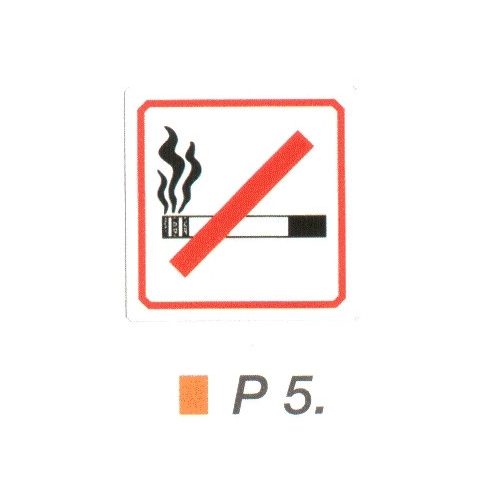 Cigarettával bemenni tilos! P5