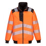 PW302 - PW3 Hi-Vis 3-in-1 jól láthatósági Pilota kabát Sárga/Narancs