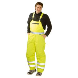   Jólláthatósági, téli mellesnadrág, kertésznadrág, eső ellen, sárga (RS_20600/xx)