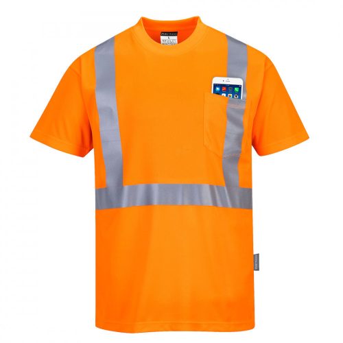 S190 - HiVis póló zsebbel