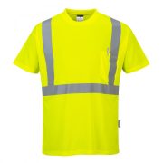 S190 - HiVis póló zsebbel