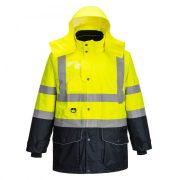 S426-s Portwest, Hi-Vis 7 az 1-ben kontraszt Traffic kabát , Jólláthatósági