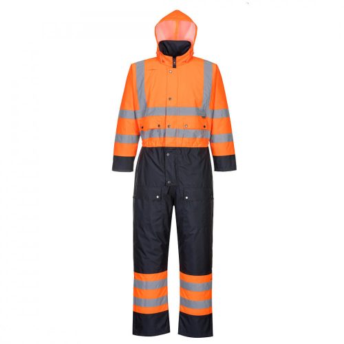 S485ONR6XL, S485 Contrast bélelt overall fényvisszaverő csíkokkal, kezeslábas