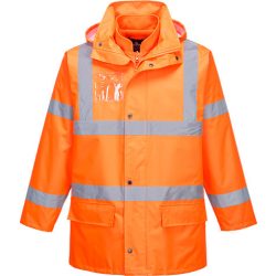  Portwest 300D ipari jól láthatóság Essential 5 az 1-ben jól láthatósági kabát, Cikkszám: S765