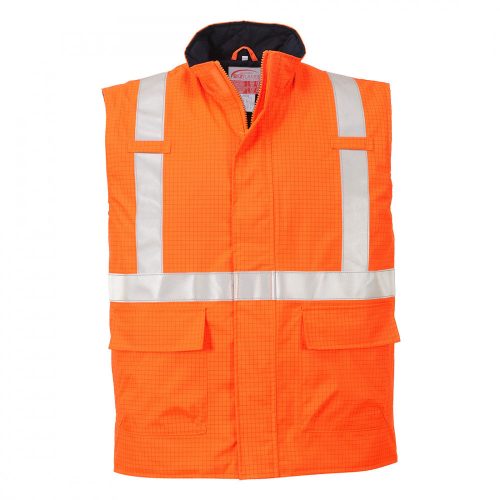 S776-s Portwest, Bizflame Rain Hi-Vis antisztatikus FR mellény, Jólláthatósági