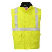 S776-s Portwest, Bizflame Rain Hi-Vis antisztatikus FR mellény, Jólláthatósági