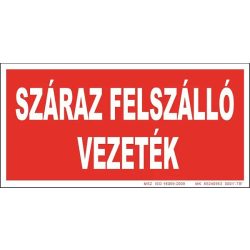   Száraz felszálló vezeték tábla, utánvilágító TB-03160