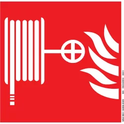 Tűzcsap jelző tábla, utánvilágító