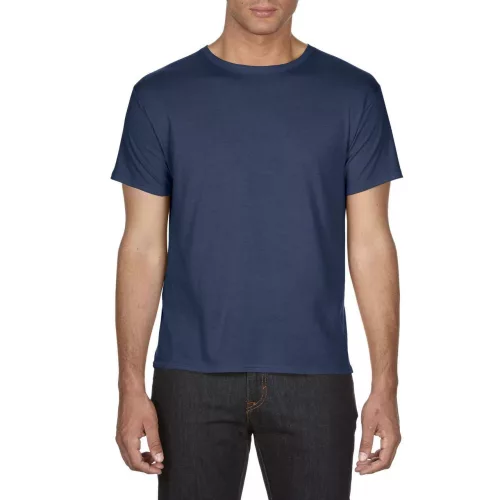 an361nv-s, ANVIL ADULT (AN361) nyári rövid ujjú férfi póló, környakas oldalvarrott karcsúsított,