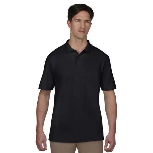 an6280bl-s, ANVIL (AN6280)  rövid ujjú férfi póló,/fésült pamut oldalvarrott, Fekete/Black