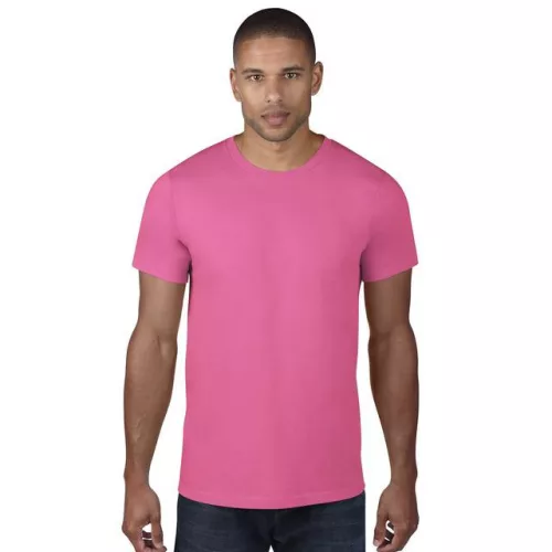 an980nep-s, ANVIL (AN980) nyári rövid ujjú férfi póló,/fésült pamut környakas, Neon