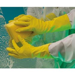   STARLING Velúrozott belsejű latex munkavédelmi kesztyű csúszásgátló kikészítésű tenyérrel és ujjakkal.