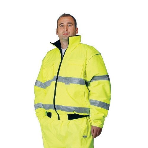 c0301007170003, CLOVELLY 2in1 HiVis pilóta dzseki sárga