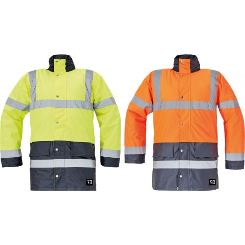 c0301007370002, SEFTON bélelt HiVis kabát narancs