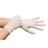 Púdermentes latex kesztyű