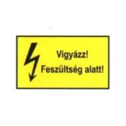 Érintésvédelmi táblák