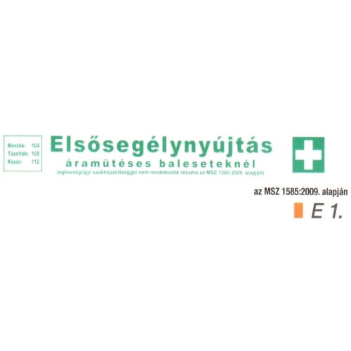 Elsösegélynyújtás villamos áramütésnél e1