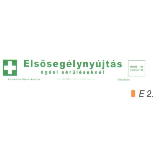 Elsösegélynyújtás égési sérüléseknél e 2