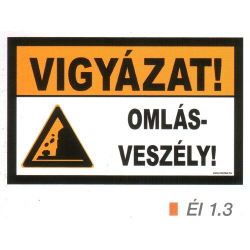 Vigyázat! Omlásveszély! ÉL 1.3