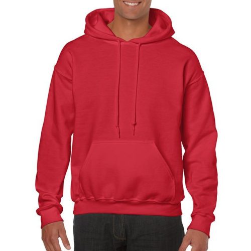 gi18500re-m, GILDAN (GI18500) HEAVY BLEND ADULT HOODED SWEATSHIRT  hosszú ujjú uniszex pulóver