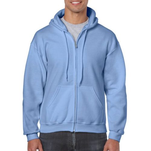 gi18600cb-l, GILDAN FULL ZIP (GI18600)  férfi pulóver poliészter/pamut zsebes végig zipzáras