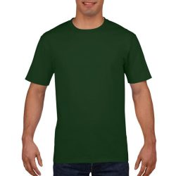   gi4100fo-l, GILDAN (GI4100) nyári rövid ujjú férfi póló, környakas, Feny?zöld/Forest Green