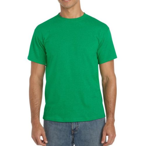 gi5000aig-m, GILDAN (GI5000) nyári rövid ujjú férfi póló, környakas, Ír zöld/Antique Irish Green