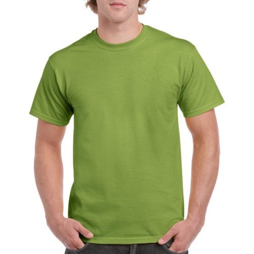 gi5000ki-xl, GILDAN (GI5000) nyári rövid ujjú férfi póló, környakas, Kivi zöld/Kiwi színben,