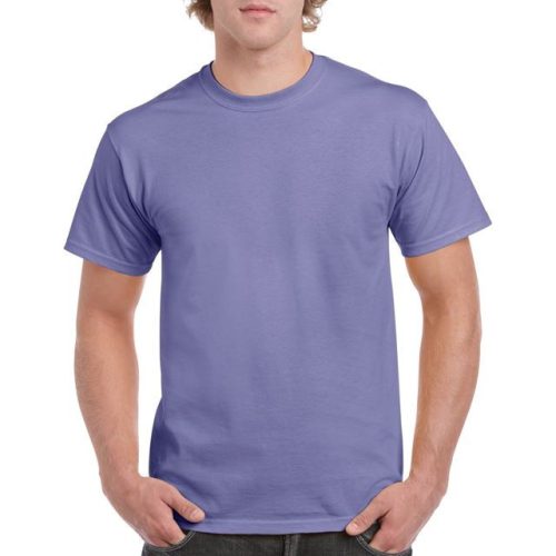 gi5000vi-3xl, GILDAN (GI5000) nyári rövid ujjú férfi póló, környakas, Ibolyakék/Violet színben,