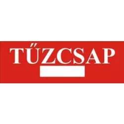 Tűzcsap helyét jelölő, öntapadós matrica