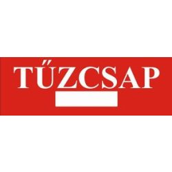 Tűzcsap helyét jelölő, öntapadós tábla