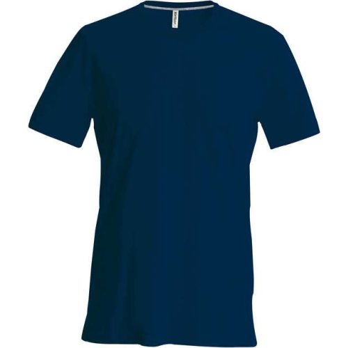 ka356nv-s, KARIBAN MEN'S SORT SLEEVE (KA356) nyári rövid ujjú férfi póló, környakas oldalvarrott,