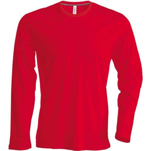 ka359re-s, KARIBAN MEN'S LONG SLEEVE (KA359) nyári hosszú ujjú férfi póló, környakas