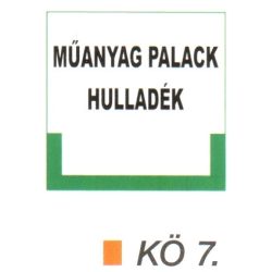 Müanyag palack hulladék kö 7.