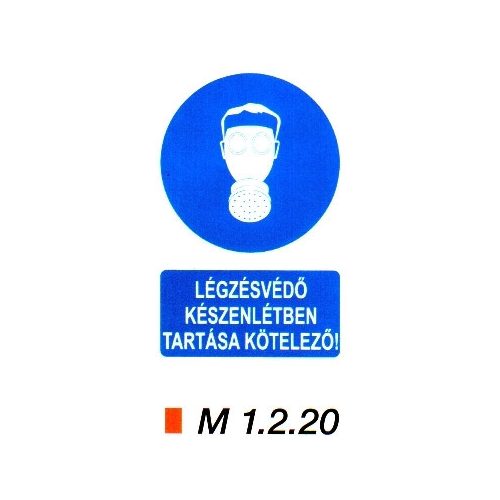 Légzésvédő készenlétben tartása kötelező! m 1.2.20