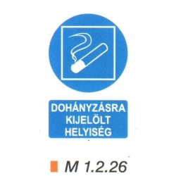 Dohányzásra kijelölt helyiség m 1.2.26