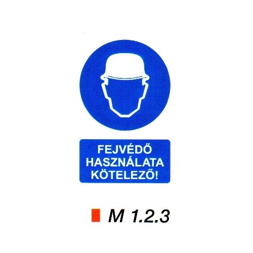 Fejvédő használata kötelező! m 1.2.3