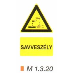 Vigyázz! Savveszély! m 1.3.20