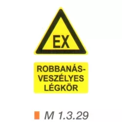 Robbanásveszélyes légkör m 1.3.29