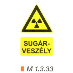 Sugárveszély m 1.3.33