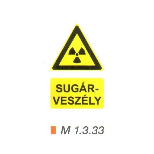 Sugárveszély m 1.3.33