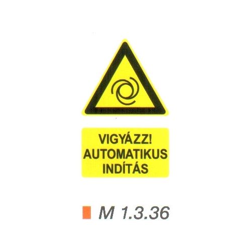 Vigyázz! Automatikus indítás m 1.3.36